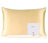 ZIMASILK Federa 100% Seta di gelso per capelli e pelle, Federa per cuscino in seta naturale da 19 momme, entrambi i lati sono realizzati in seta(1 pezzo, champagne, 50x75cm)
