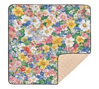 Zimbabwe Gloriosa Superba Beauty Summer Flowers - Tappetino per attività e palestra, portatile, per bambini, 127 x 127 cm