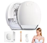ZiMeiTu Tiralatte a mani libere: tiralatte indossabile con 3 modalità e 15 livelli, tiralatte wireless portatile, estrattore di latte con flangia da 24 mm, pompa elettrica per allattamento, silicone,