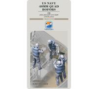 ZIMI / TOUCAN MODEL ANTI AIRCRAFT GUN CREW WITH LIFE JACKETS 1:35 COD. TC3D003J