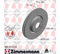 ZIMMERMANN 100.3373.20 Disco freno per AUDI,VW