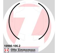 ZIMMERMANN 10990.106.2 Ganasce freno a mano
