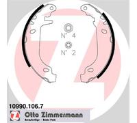 ZIMMERMANN 10990.106.7 Kit ganasce freno per CITROËN,PEUGEOT