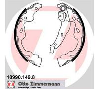 ZIMMERMANN 10990.149.8 Kit ganasce freni 200mm per OPEL AGILA (B) (H08)