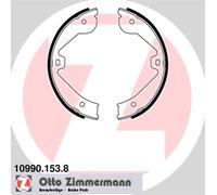 ZIMMERMANN 10990.153.8 Kit ganasce, Freno stazionamento per AUDI,LAND ROVER,MERC