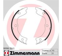 ZIMMERMANN 10990.156.1 Kit ganasce, Freno stazionamento per NISSAN