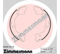 ZIMMERMANN 10990.157.9 Kit ganasce, Freno stazionamento per HYUNDAI