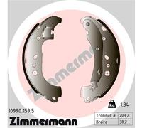 ZIMMERMANN 10990.159.5 Kit ganasce freno per SEAT,VW