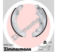 ZIMMERMANN 10990.160.1 Kit ganasce freno per MAZDA