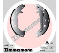 Kit ganasce freno compatibile con FORD 10990.160.3