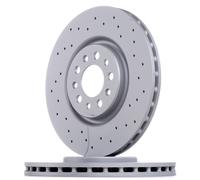 2 Zimmermann Dischi Freno Sportivo Frontale per Alfa Romeo 159 Brera Giulietta