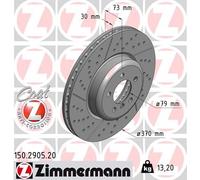 ZIMMERMANN 150.2905.20 Disco freno per BMW