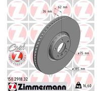 ZIMMERMANN 150.2918.32 Disco freno
