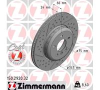 ZIMMERMANN 150.2920.32 Disco freno per BMW