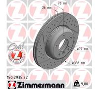 ZIMMERMANN 150.2935.32 Disco freno