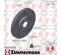 ZIMMERMANN 150.2939.55 Disco freno per BMW,MINI
