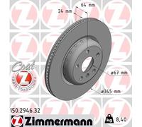 ZIMMERMANN 150.2946.32 Disco freno per BMW,TOYOTA