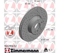 ZIMMERMANN 150.2950.52 Disco freno per BMW