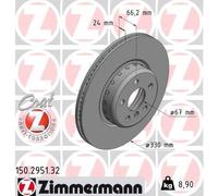 ZIMMERMANN 150.2951.32 Disco freno