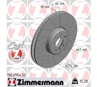 ZIMMERMANN 150.2954.52 Disco freno