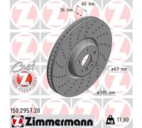 ZIMMERMANN 150.2957.20 Disco freno per BMW