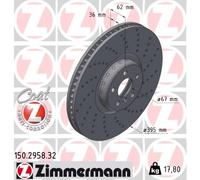 Disco freno Assale anteriore Dx per BMW 5 6 7 8 X5 X6