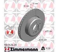 ZIMMERMANN 150.3434.20 Disco freno per BMW