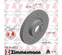 ZIMMERMANN 150.3448.52 Disco freno per BMW