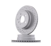 Zimmermann 2X Disco Freno Ø320 MM Forati Posteriore BMW X5 X6 E70 E71 F15 F16