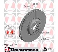 ZIMMERMANN 150.3478.32 Disco freno per BMW