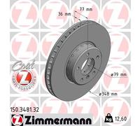 ZIMMERMANN 150.3481.32 Disco freno per BMW
