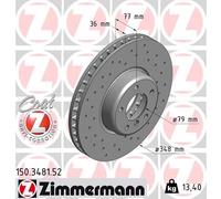 ZIMMERMANN 150.3481.52 Disco freno per BMW