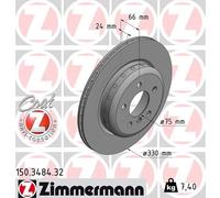 ZIMMERMANN 150.3484.32 Disco freno