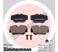 ZIMMERMANN 21055.180.1 Kit pastiglie freno, Freno a disco per MERCEDES-BENZ