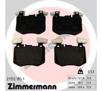 ZIMMERMANN 21152.185.1 Kit pastiglie freno, Freno a disco per MERCEDES-BENZ