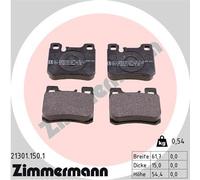 ZIMMERMANN 21301.150.1 Kit pastiglie freno, Freno a disco per MERCEDES-BENZ