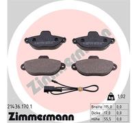 ZIMMERMANN 21436.170.1 Kit pastiglie freno, Freno a disco per FIAT,FORD,LANCIA