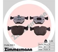 ZIMMERMANN 21486.990.1 Kit pastiglie freno, Freno a disco per ALPINA,BMW