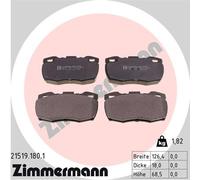ZIMMERMANN 21519.180.1 Kit pastiglie freno, Freno a disco per LAND ROVER