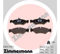 ZIMMERMANN 21621.170.1 Kit pastiglie freni