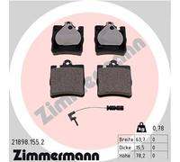 ZIMMERMANN 21898.155.2 Kit pastiglie freno, Freno a disco per MERCEDES-BENZ