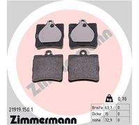 ZIMMERMANN 21919.150.1 Kit pastiglie freno, Freno a disco per CHRYSLER,MERCEDES-