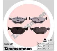 ZIMMERMANN 21934.970.1 Kit pastiglie freno, Freno a disco per BMW,BMW (BRILLIANC