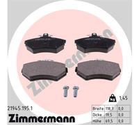 ZIMMERMANN 21945.195.1 Kit pastiglie freno, Freno a disco per AUDI,SEAT,VW