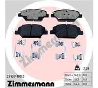 ZIMMERMANN 22139.190.2 Kit pastiglie freno, Freno a disco per BUICK (SGM),CADILL