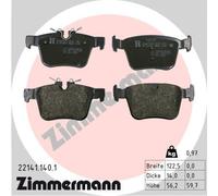 ZIMMERMANN 22141.140.1 Kit pastiglie freno, Freno a disco per JAGUAR