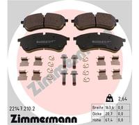 ZIMMERMANN 22147.210.2 Kit pastiglie freno, Freno a disco per MAN,VW