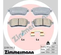 ZIMMERMANN 22191.175.2 Kit pastiglie freno, Freno a disco per FORD