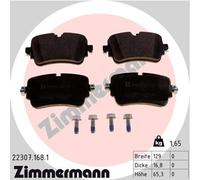ZIMMERMANN 22307.168.1 Kit pastiglie freno, Freno a disco per AUDI,VW