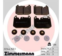 ZIMMERMANN 22344.150.1 Kit pastiglie freno, Freno a disco per MINI
